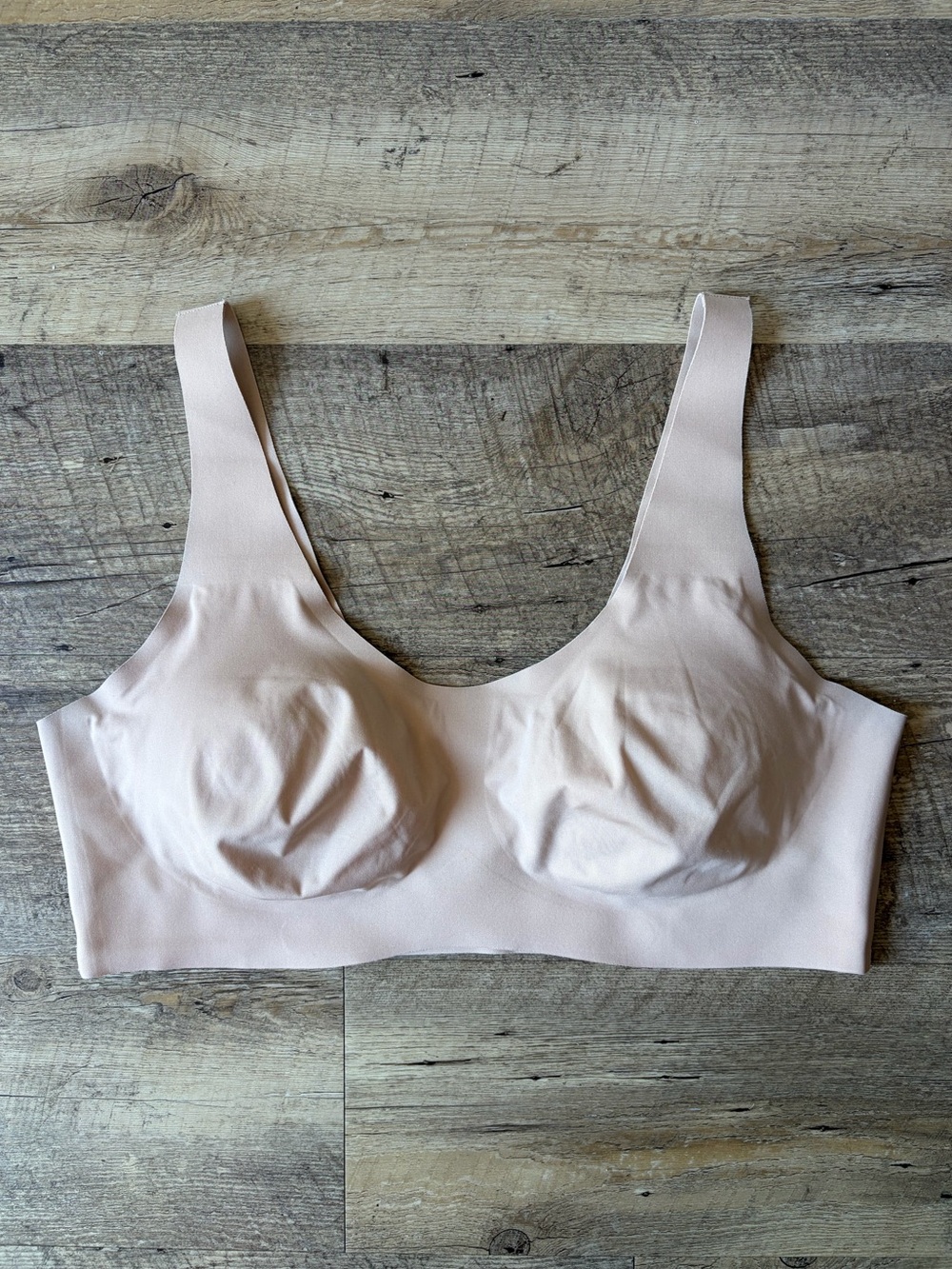 Knix Nude Tan Pullover Wireless Luxelift Seamless Bra Size XL